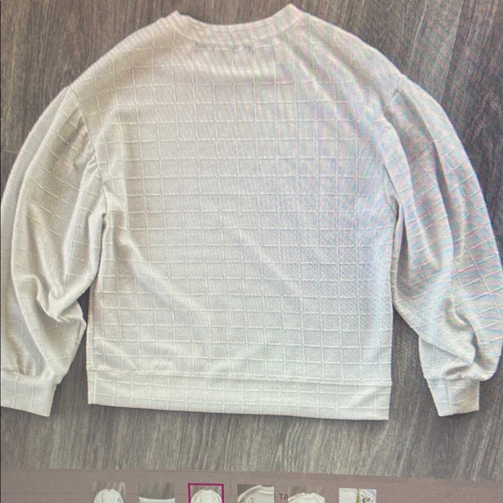 Women's White Sweater